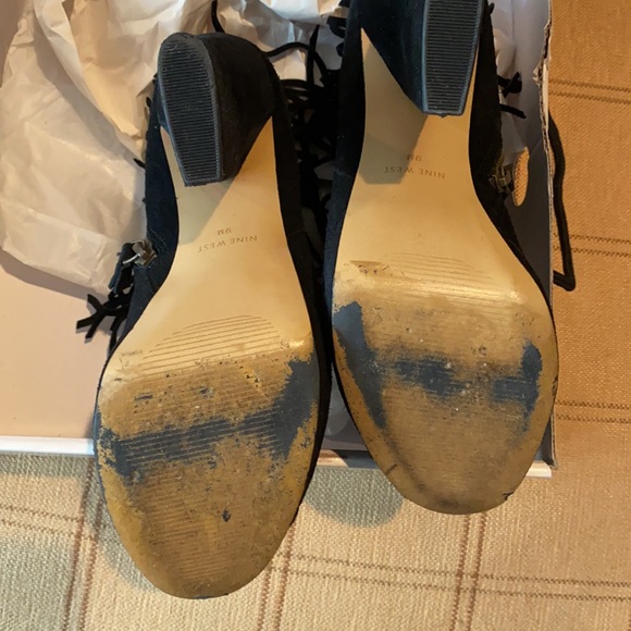 Nine West peep toe boots - Picture 5 of 5